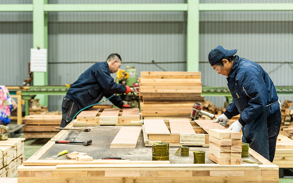 倉庫事業：国内梱包・輸出梱包